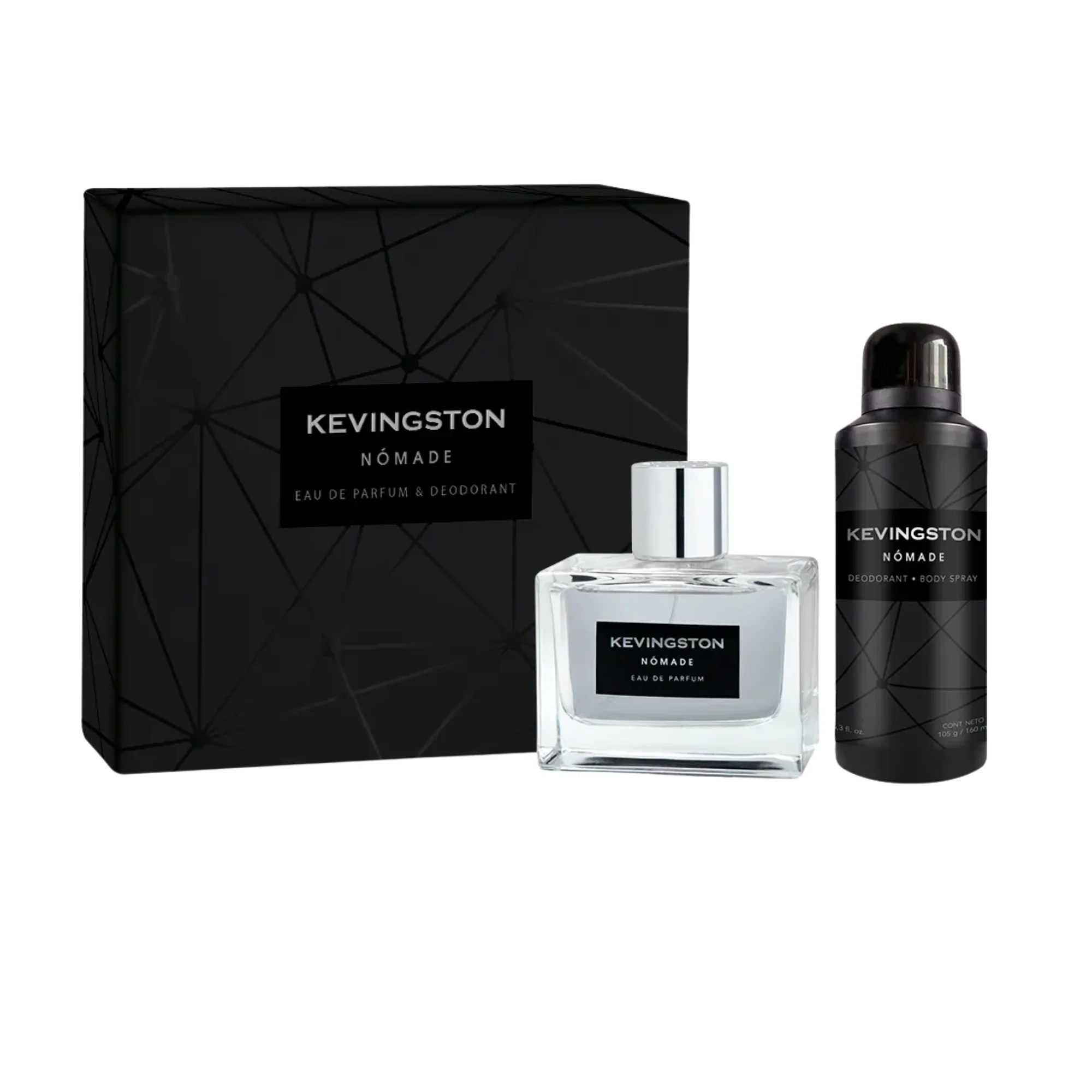 Set Kevingston Nómade – Eau de Parfum 50 ml + Body Spray 160 ml
