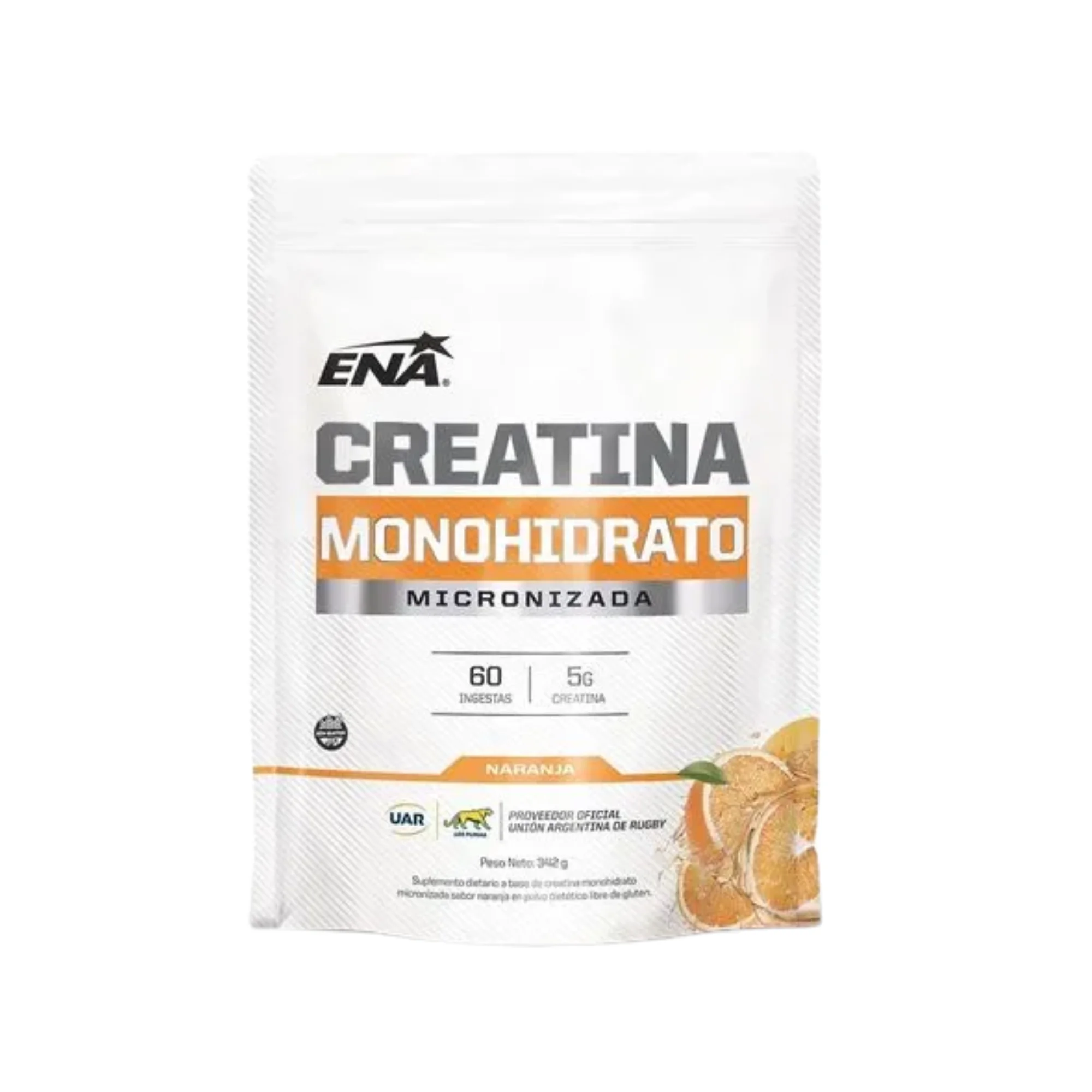 Creatina Monohidrato Micronizada Ena Naranja x 342 g