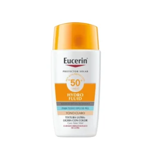 Protector Solar Eucerin Sun Hydro Fluid FPS 50+ Tono Claro x 50 ml